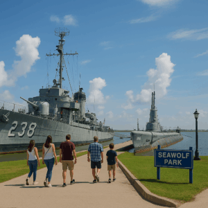 Seawolf Park and USS Stewart/ USS Cavalla